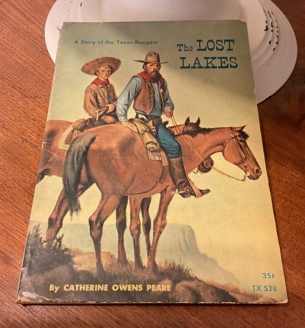1963 THE LOST LAKES A Story Of The Texas Rangers,Scholastic,1st printing